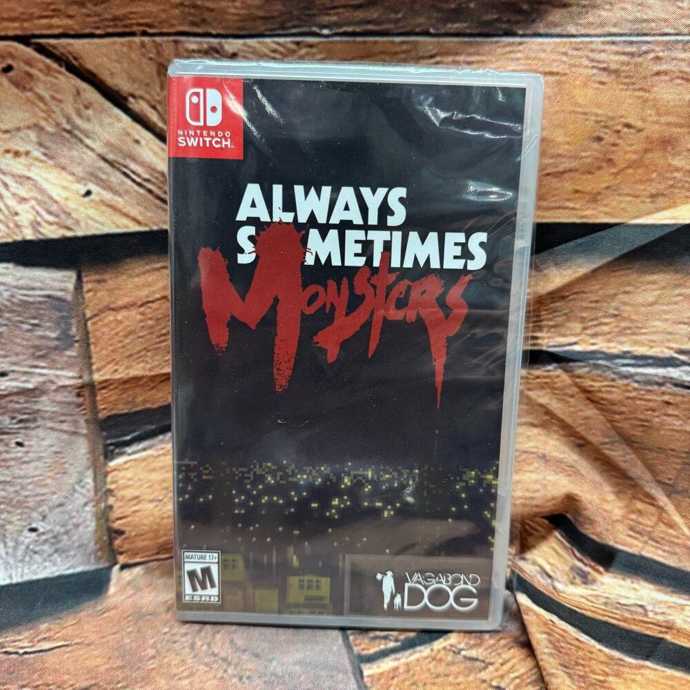 Always Sometimes Monsters Nintendo Switch Limited Run Games LRG 173 New Sealed